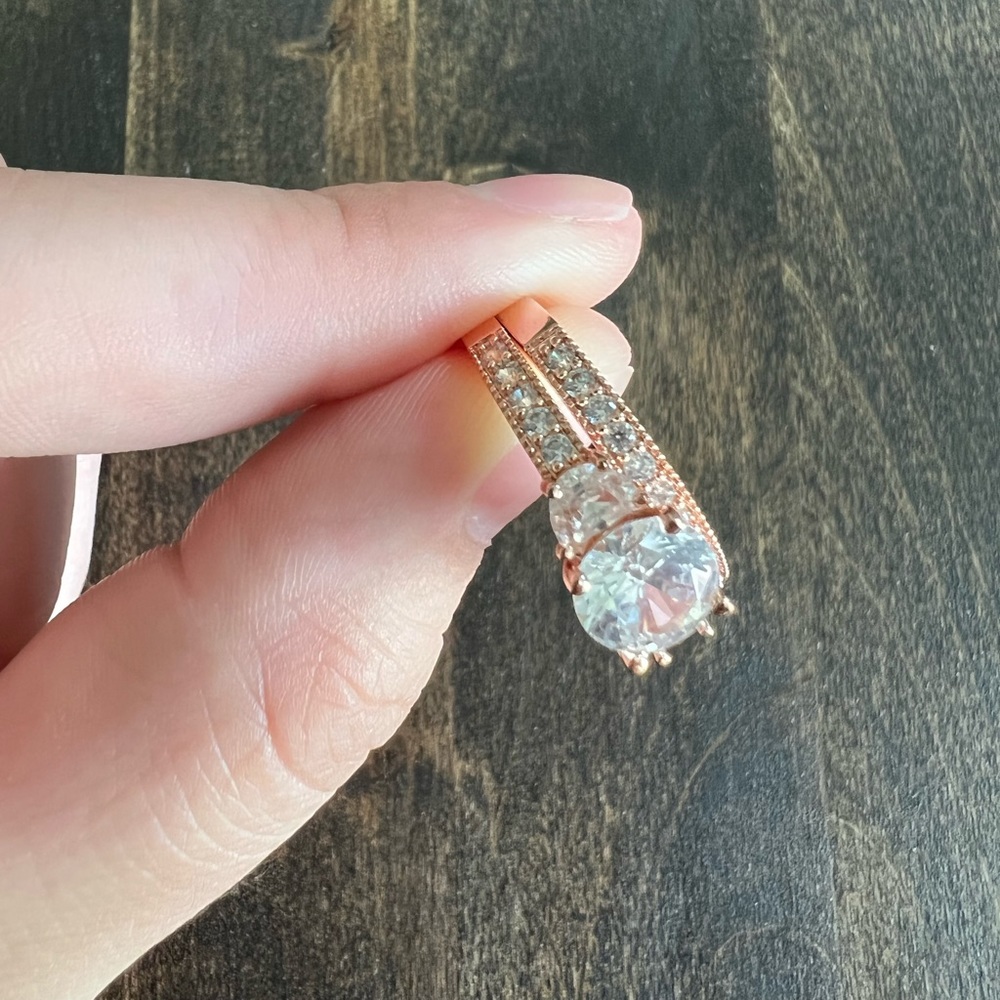 Rose Gold Engagement/Wedding Band - Picture 4 of 5